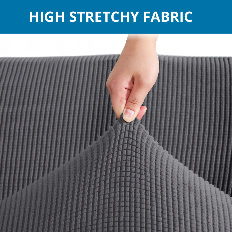 Armchair Cover 4-Styles Elastic Sofa Cover Couch Covers for Living Room Stretchable Slipcover for Chairs - 1 Seater Chair Slip Cover