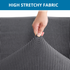 Armchair Cover 4-Styles Elastic Sofa Cover Couch Covers for Living Room Stretchable Slipcover for Chairs - 1 Seater Chair Slip Cover
