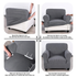 Armchair Cover 4-Styles Elastic Sofa Cover Couch Covers for Living Room Stretchable Slipcover for Chairs - 1 Seater Chair Slip Cover