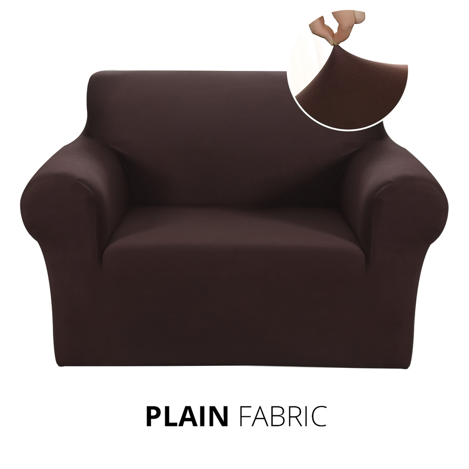 Armchair Cover 4-Styles Elastic Sofa Cover Couch Covers for Living Room Stretchable Slipcover for Chairs - 1 Seater Chair Slip Cover