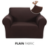 Armchair Cover 4-Styles Elastic Sofa Cover Couch Covers for Living Room Stretchable Slipcover for Chairs - 1 Seater Chair Slip Cover