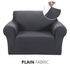 Armchair Cover 4-Styles Elastic Sofa Cover Couch Covers for Living Room Stretchable Slipcover for Chairs - 1 Seater Chair Slip Cover