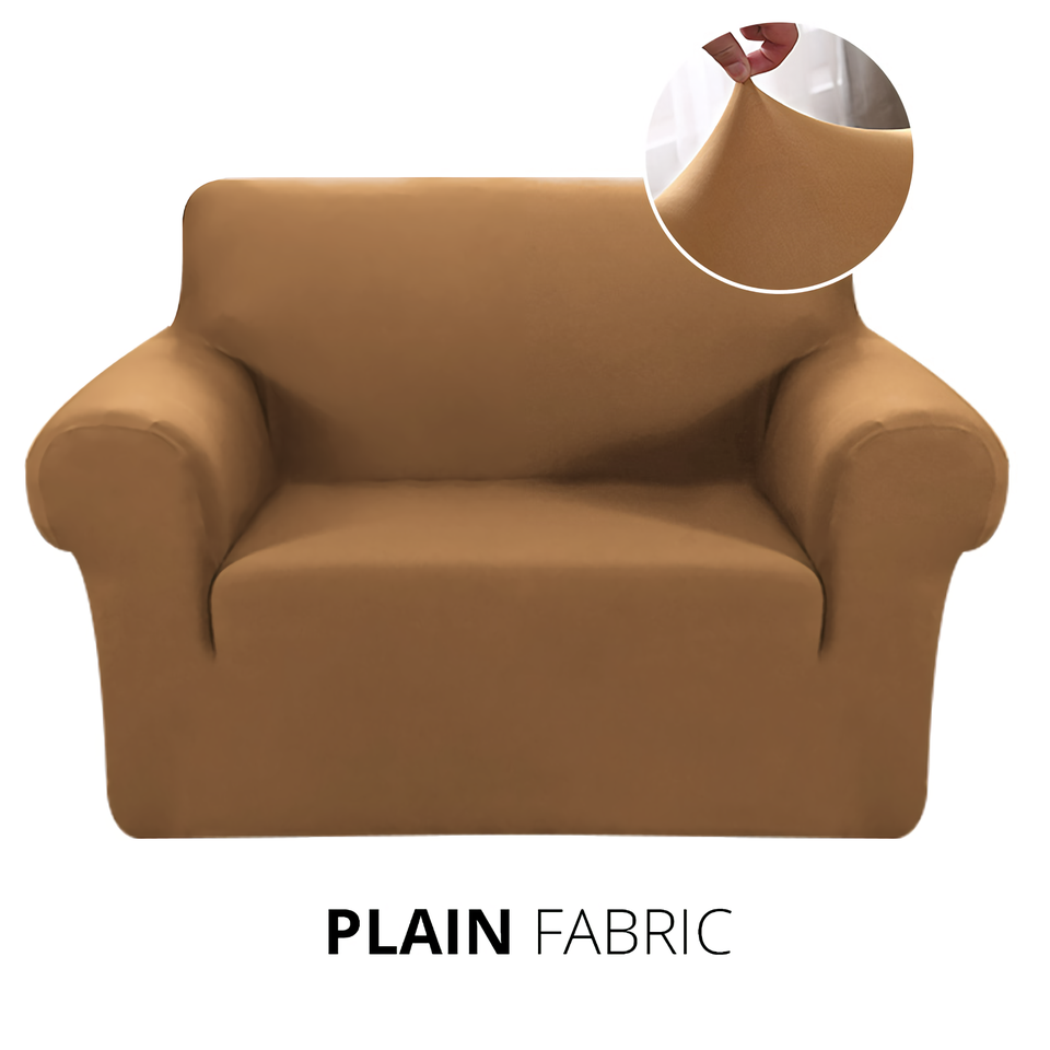 Armchair Cover 4-Styles Elastic Sofa Cover Couch Covers for Living Room Stretchable Slipcover for Chairs - 1 Seater Chair Slip Cover