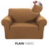 Armchair Cover 4-Styles Elastic Sofa Cover Couch Covers for Living Room Stretchable Slipcover for Chairs - 1 Seater Chair Slip Cover