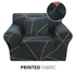 Armchair Cover 4-Styles Elastic Sofa Cover Couch Covers for Living Room Stretchable Slipcover for Chairs - 1 Seater Chair Slip Cover