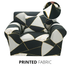 Armchair Cover 4-Styles Elastic Sofa Cover Couch Covers for Living Room Stretchable Slipcover for Chairs - 1 Seater Chair Slip Cover