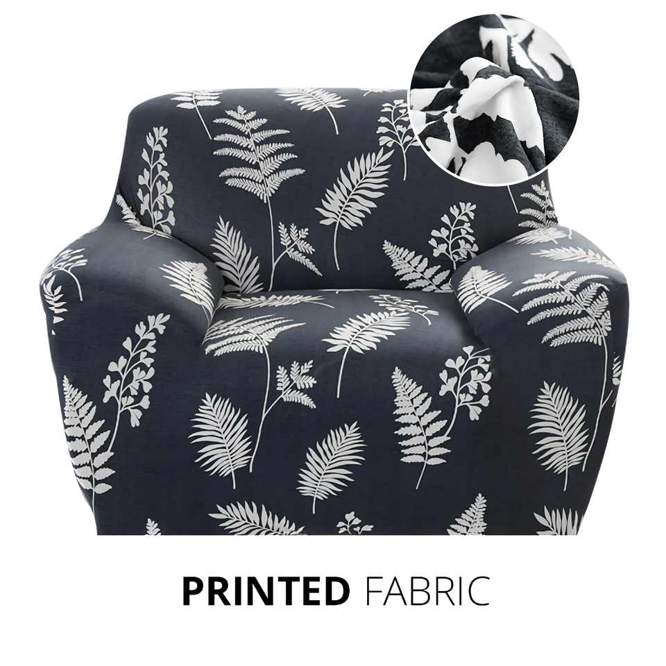 Armchair Cover 4-Styles Elastic Sofa Cover Couch Covers for Living Room Stretchable Slipcover for Chairs - 1 Seater Chair Slip Cover