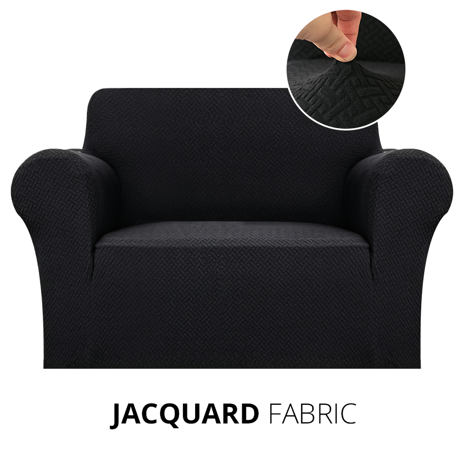 Armchair Cover 4-Styles Elastic Sofa Cover Couch Covers for Living Room Stretchable Slipcover for Chairs - 1 Seater Chair Slip Cover