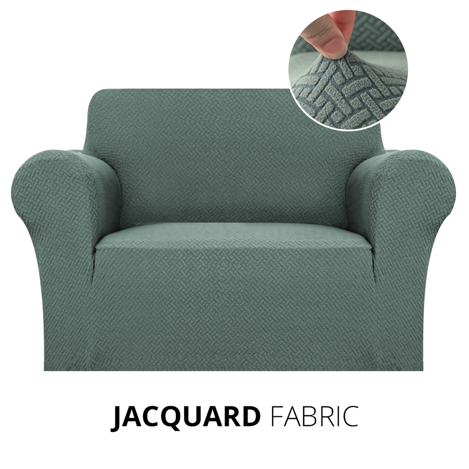 Armchair Cover 4-Styles Elastic Sofa Cover Couch Covers for Living Room Stretchable Slipcover for Chairs - 1 Seater Chair Slip Cover