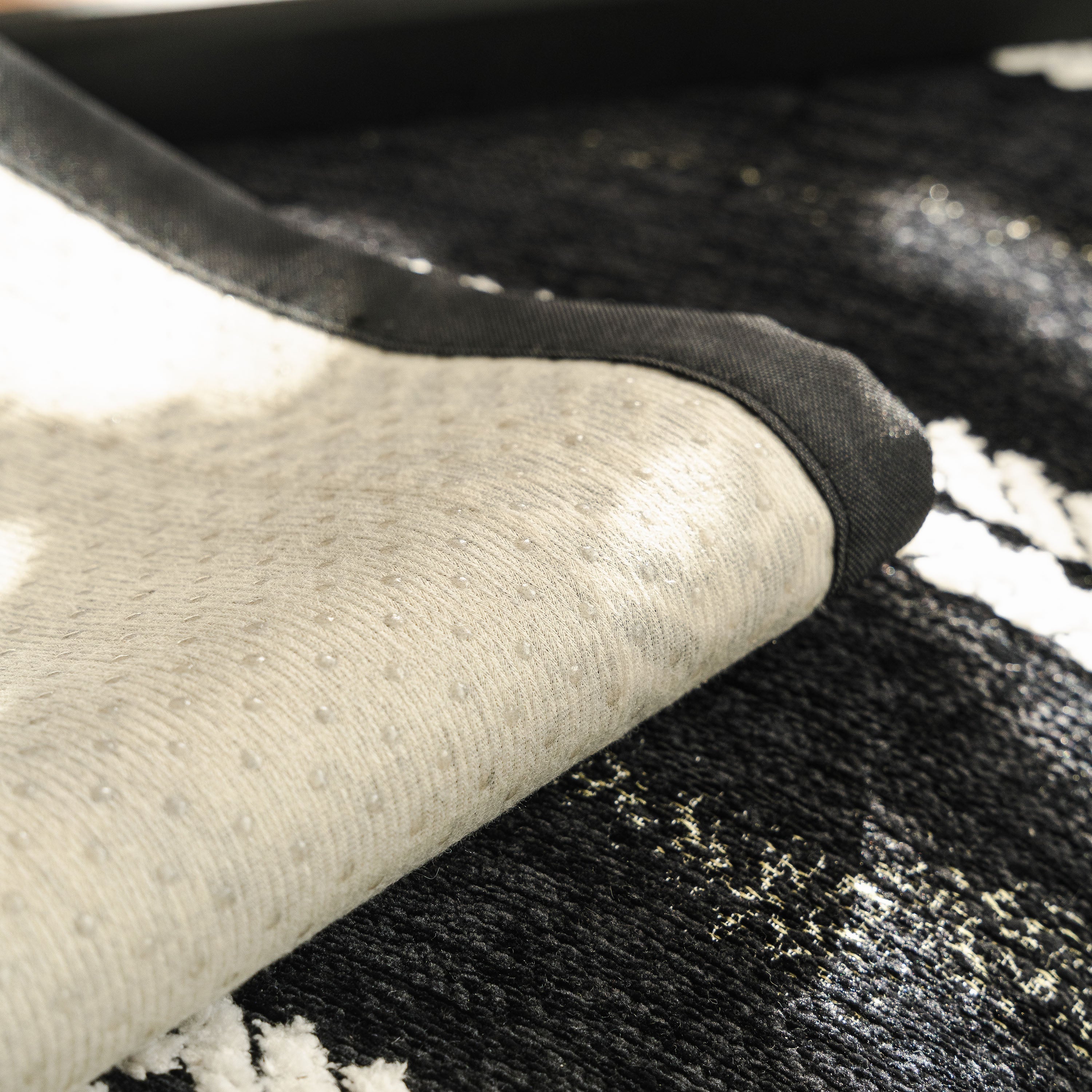 Non-Slip Sofa Cover with Thick Chenille Texture Woven Stripe Couch Protector Throw