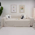 Chenille Herringbone Couch Cover Blanket, Sectional with Washable Covers, Furniture Covers for Sofas