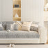Soft Chenille Sectional Sofa Cover with Pom Pom Trim – Non-Slip Couch Protector