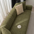 3D Jacquard Geometric Sofa Cover, High Stretch Soft Polar Fleece Slipcover for Couch