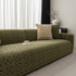 3D Jacquard Geometric Sofa Cover, High Stretch Soft Polar Fleece Slipcover for Couch