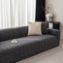 3D Jacquard Geometric Sofa Cover, High Stretch Soft Polar Fleece Slipcover for Couch