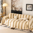 Faux Fur Sofa Cover Washable Furniture Protector for Sectional Warm & Fuzzy Slipcover