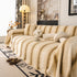 Faux Fur Sofa Cover Washable Furniture Protector for Sectional Warm & Fuzzy Slipcover