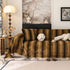 Faux Fur Sofa Cover Washable Furniture Protector for Sectional Warm & Fuzzy Slipcover