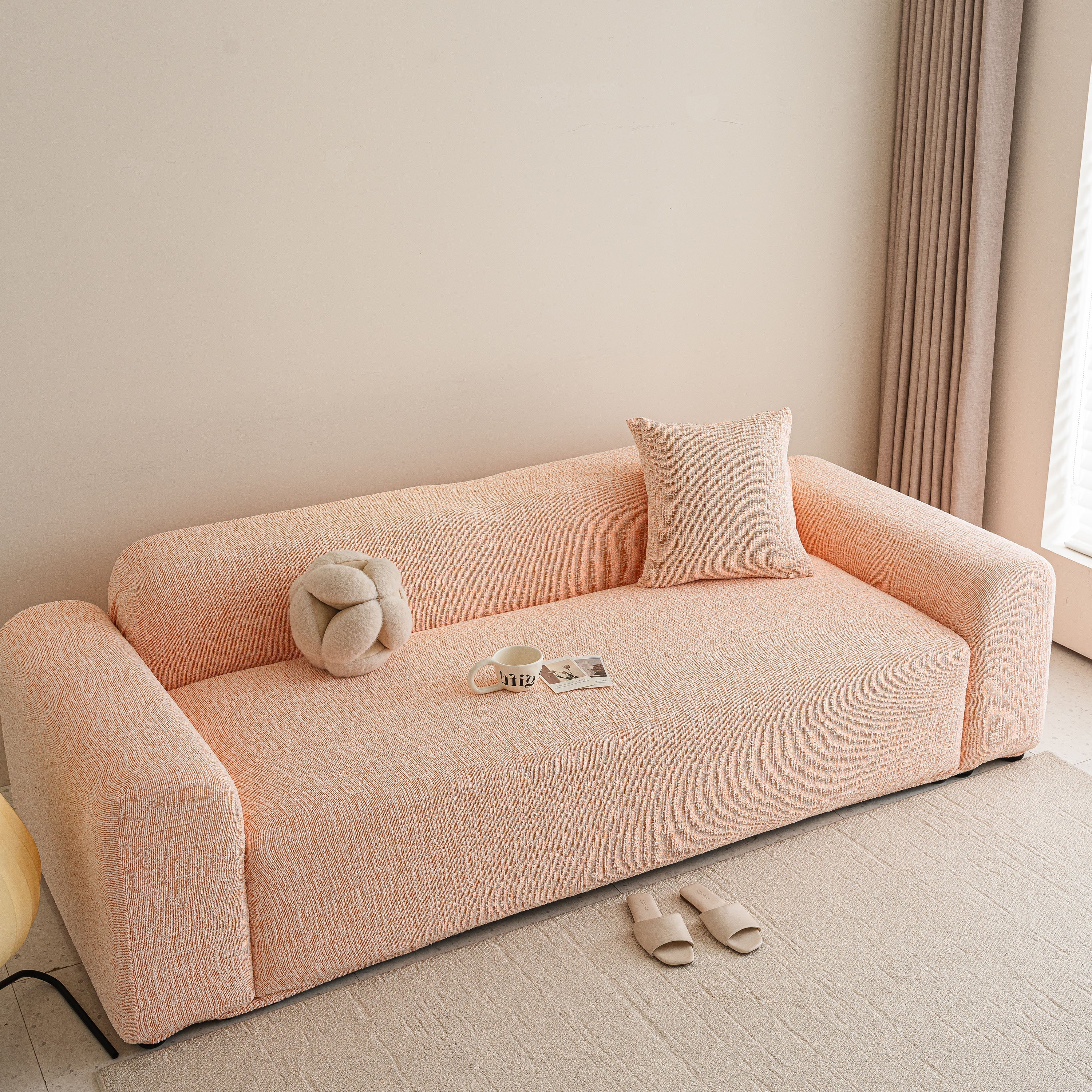 High Stretch Washable Slipcover, Non-Slip Washable Furniture Protector for Kids Pets