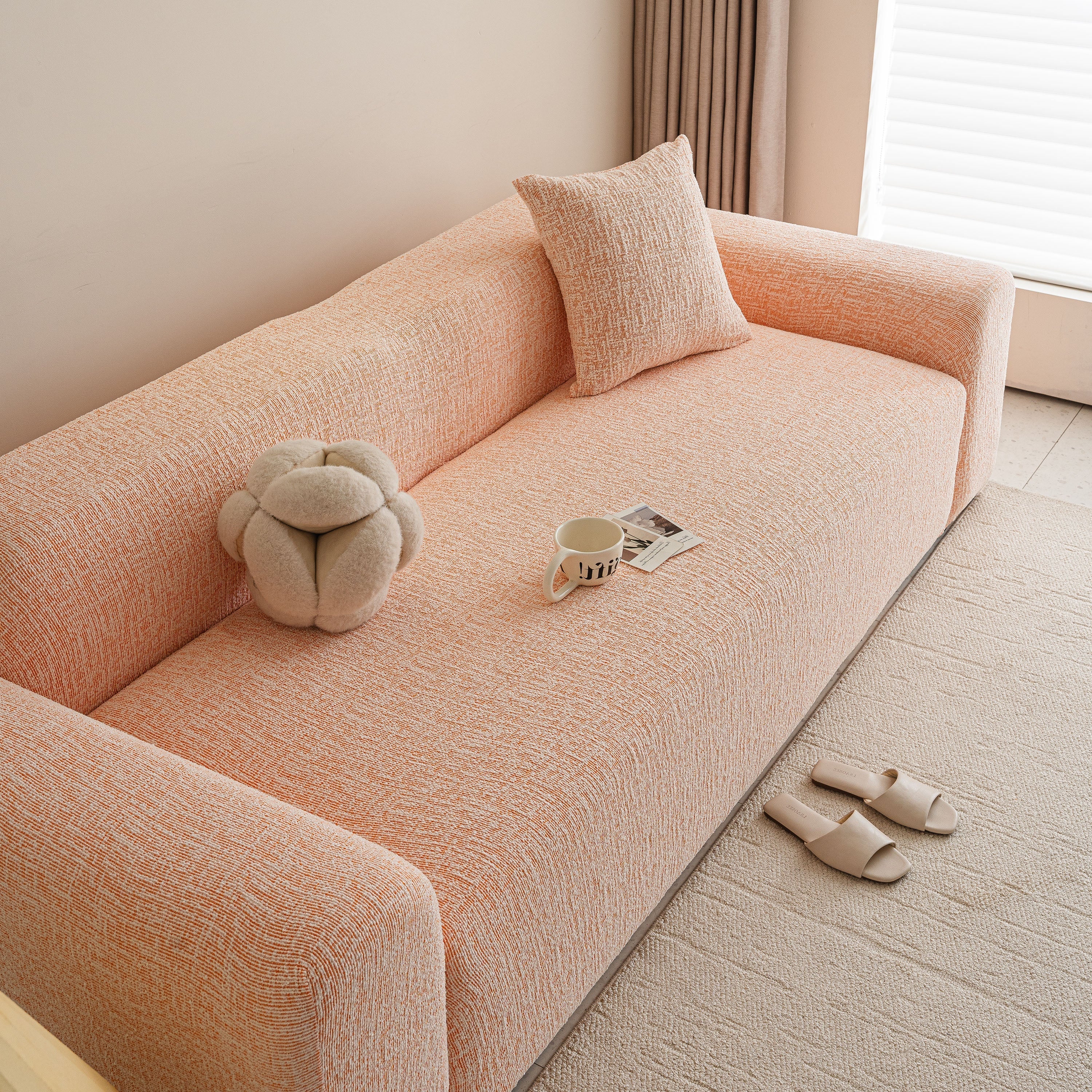 High Stretch Washable Slipcover, Non-Slip Washable Furniture Protector for Kids Pets