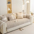 Soft Chenille Sectional Sofa Cover with Pom Pom Trim – Non-Slip Couch Protector