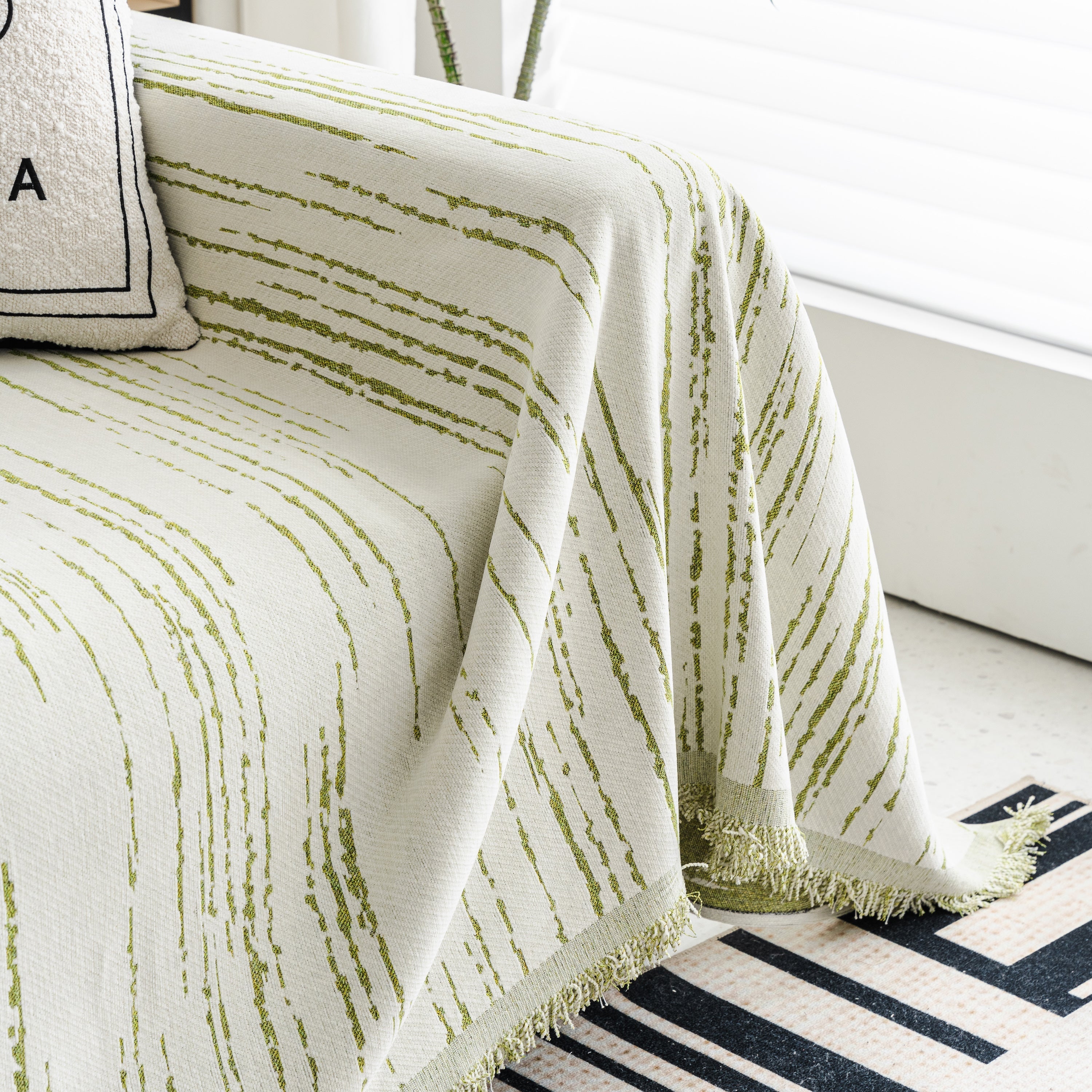 Slip Covers for Sofas, Sofa Throw Cover Soft Chenille Sofa Bed Cover, L Shaped Sectional Couch Covers