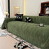 Washable Textured Sofa Cover Throw for Pets, Dogs Furniture Protector with Tassels