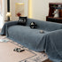 Washable Textured Sofa Cover Throw for Pets, Dogs Furniture Protector with Tassels