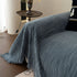 Washable Textured Sofa Cover Throw for Pets, Dogs Furniture Protector with Tassels