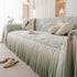 French Chic Style Ruffle Rose Cover Throw for Sofas, Decorative Sectional Covers