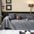 Waterproof Couch Throw Cover for Dogs, Non Slip Scratch Resistant Pet Couch Cover