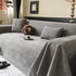 Waterproof Couch Throw Cover for Dogs, Non Slip Scratch Resistant Pet Couch Cover