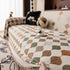 Boho Geometric Sofa Slipcovers Chenille Scratch Resistant Couch Protective Covers