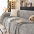 Plush Fleece Washable Sofa Throw Blanket, Soft & Cozy Furniture Protector for Couch