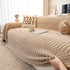 Boho 3D Geometric Throw Blanket for Couch, Luxurious Velvety Plush Fleece Sofa Cover