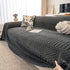 Boho 3D Geometric Throw Blanket for Couch, Luxurious Velvety Plush Fleece Sofa Cover