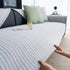 Geometric Textured Couch Slipcover Protector Non-Slip Ice Silk Sofa Cover for Couch
