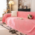 Plush Fleece Washable Sofa Throw Blanket, Soft & Cozy Furniture Protector for Couch