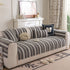 Tufted Stripe Sofa Protector Cover, Textured Non-Slip Couch Cover for Pets & Kids
