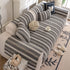 Tufted Stripe Sofa Protector Cover, Textured Non-Slip Couch Cover for Pets & Kids