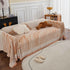 Chenille Striped Sofa Throw Blanket, Furniture Throw Covers Living Room Couch Cover
