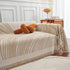Chenille Striped Sofa Throw Blanket, Furniture Throw Covers Living Room Couch Cover