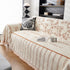 Chenille Striped Floral Couch Cover Sofa Slipcover for Most Shape Sofas, Reversible Sofa Throw Cover