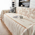 Chenille Striped Floral Couch Cover Sofa Slipcover for Most Shape Sofas, Reversible Sofa Throw Cover