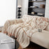 Chenille Striped Floral Couch Cover Sofa Slipcover for Most Shape Sofas, Reversible Sofa Throw Cover