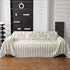 Chenille Striped Floral Couch Cover Sofa Slipcover for Most Shape Sofas, Reversible Sofa Throw Cover