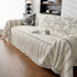 Chenille Striped Floral Couch Cover Sofa Slipcover for Most Shape Sofas, Reversible Sofa Throw Cover