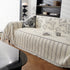 Chenille Striped Floral Couch Cover Sofa Slipcover for Most Shape Sofas, Reversible Sofa Throw Cover