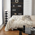 Chenille Striped Floral Couch Cover Sofa Slipcover for Most Shape Sofas, Reversible Sofa Throw Cover