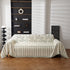 Chenille Striped Floral Couch Cover Sofa Slipcover for Most Shape Sofas, Reversible Sofa Throw Cover
